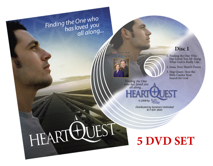 HeartQuest is a sermon series on DVD hosted by Mike Tucker, Speaker/Director for the international television ministry, Faith For Today.